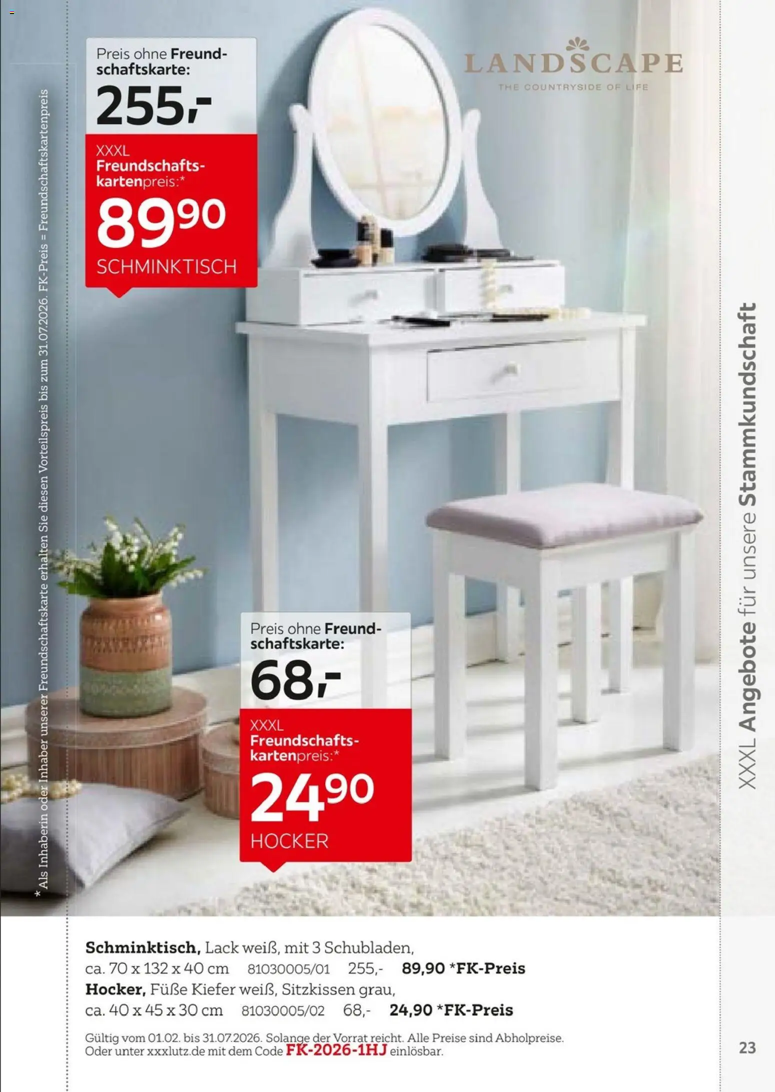 XXXL Lutz  Freundschaftskartenjournal - Seite 23 - gültig ab 01.02.2026