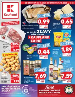 Előnézet Kaufland SK Bratislava-Devínska Nová Ves érvényes 2025.10.23.-tól