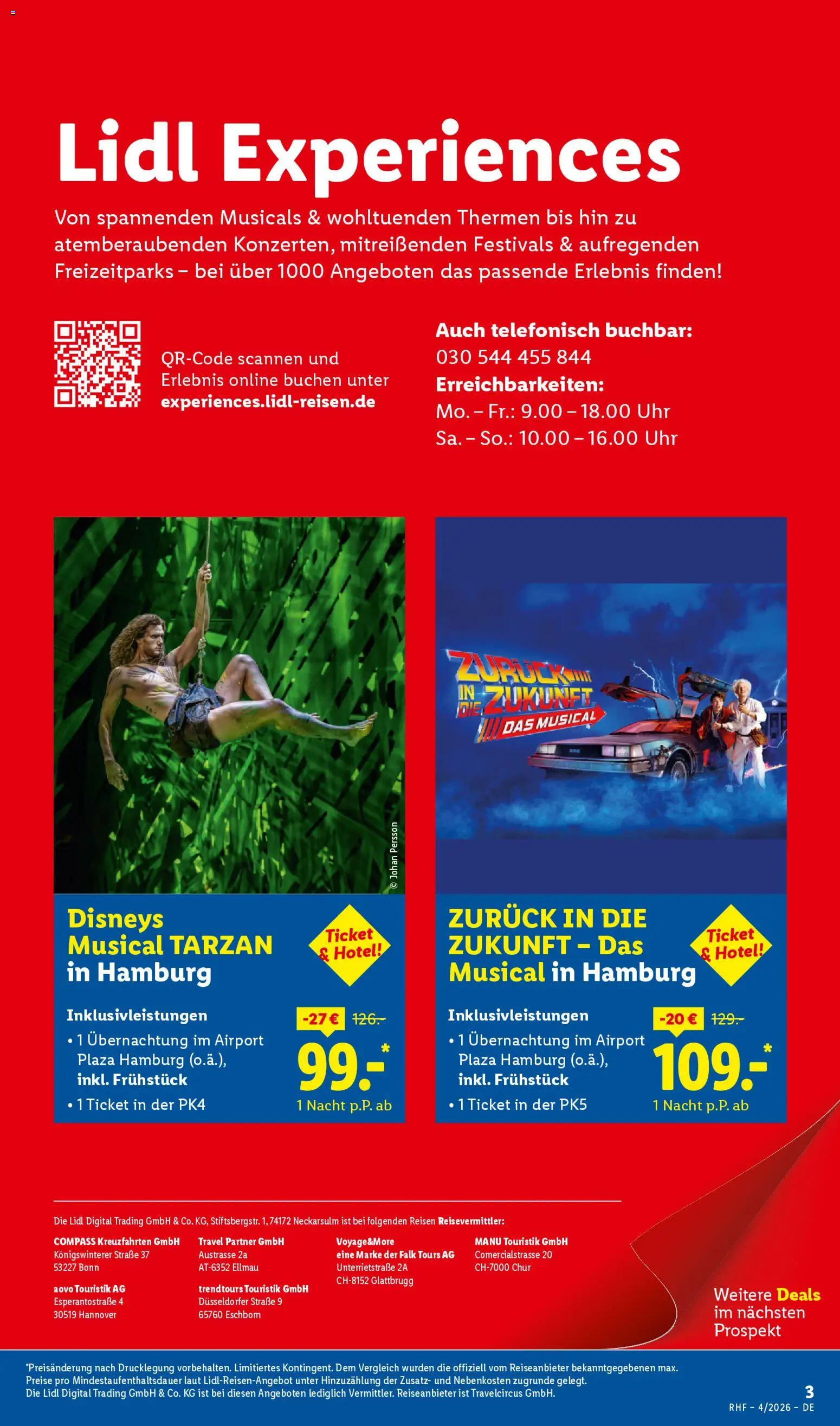 Lidl Reisen Prospekt 	 - Seite 3 - gültig ab 28.03.2026