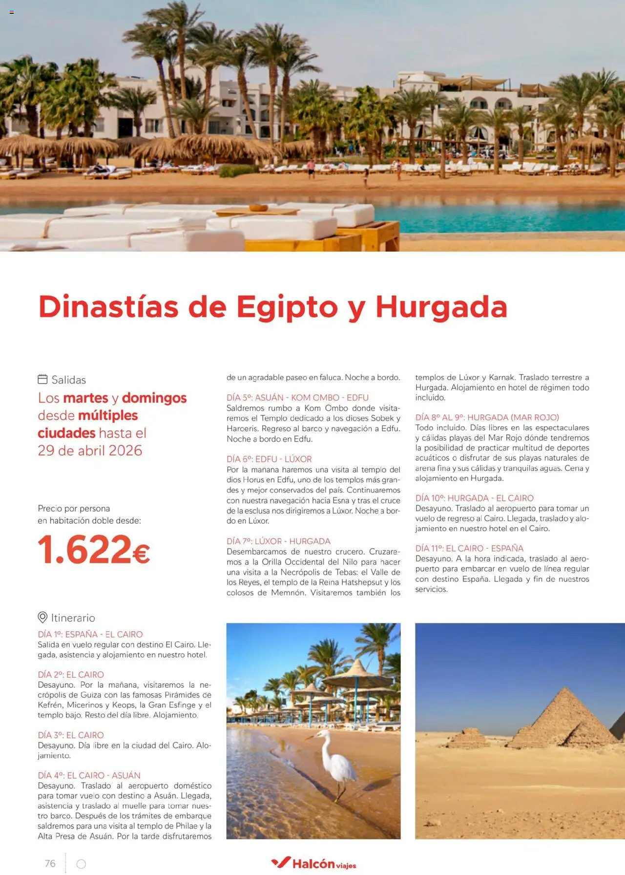 Halcón Viajes Egipto - Página de 76 - Válido desde 01/07/2025