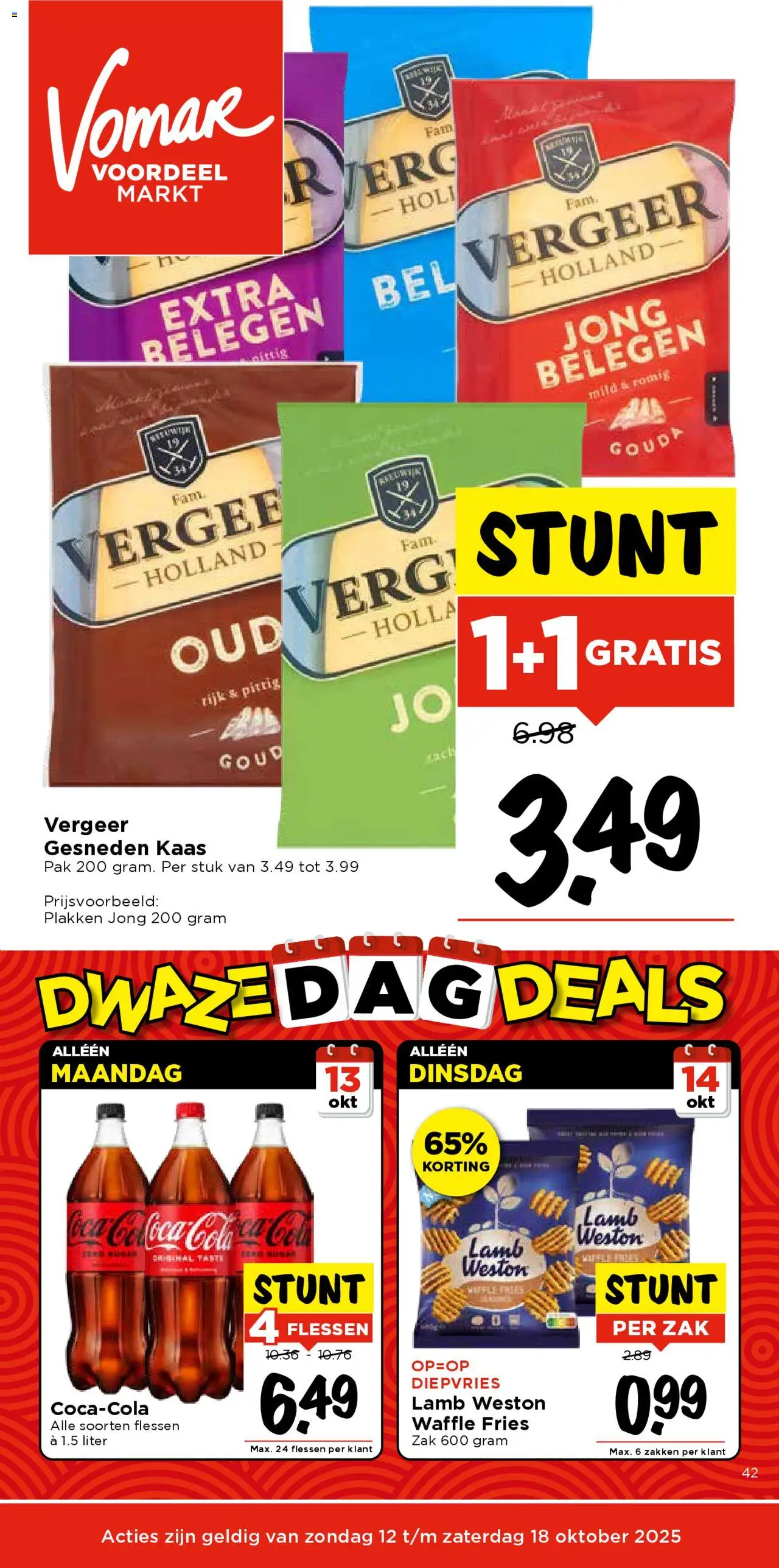 Vomar - Folder - pagina 1- geldig vanaf 12-10-2025