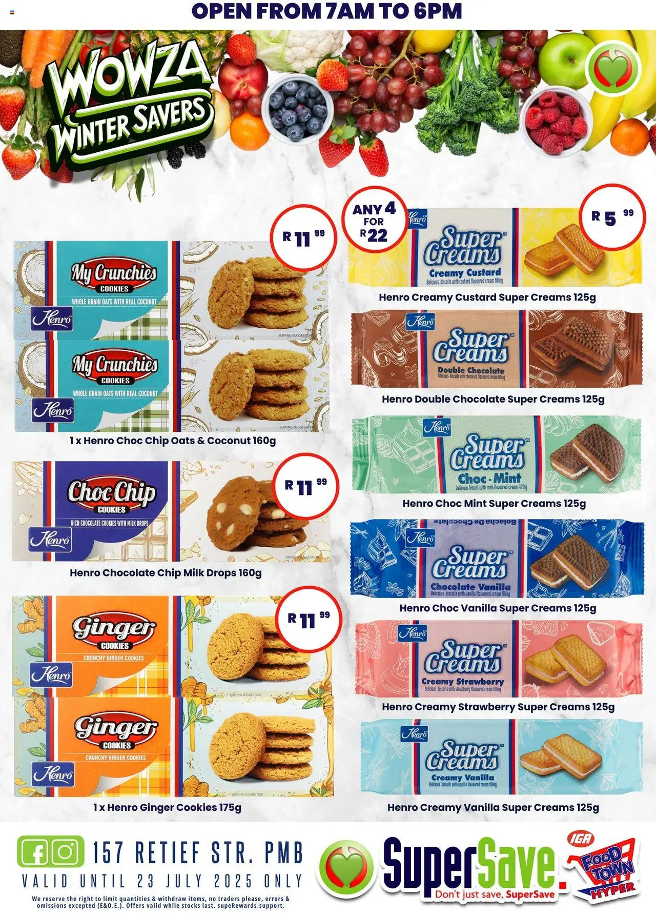 Super Save Specials - page 13- valid from 18/07/2025