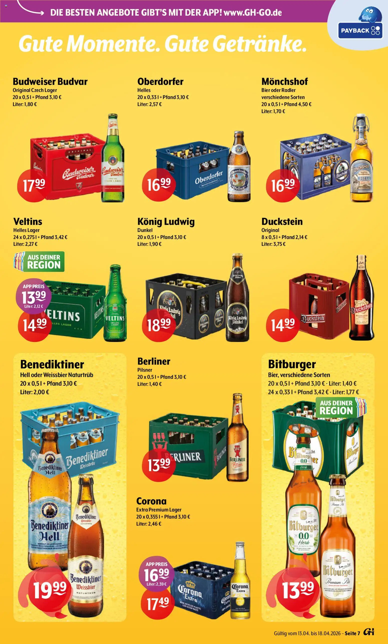 Trink und Spare Prospekt - Seite 7 - gültig ab 13.04.2026