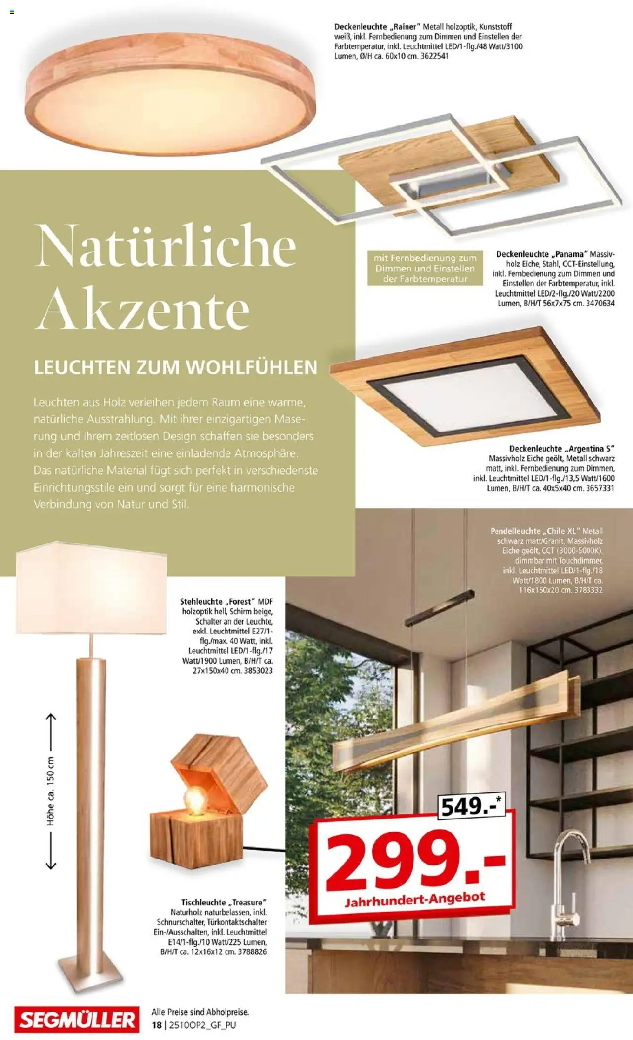Segmüller Leuchten Spezial - Seite 18 - gültig ab 29.09.2025