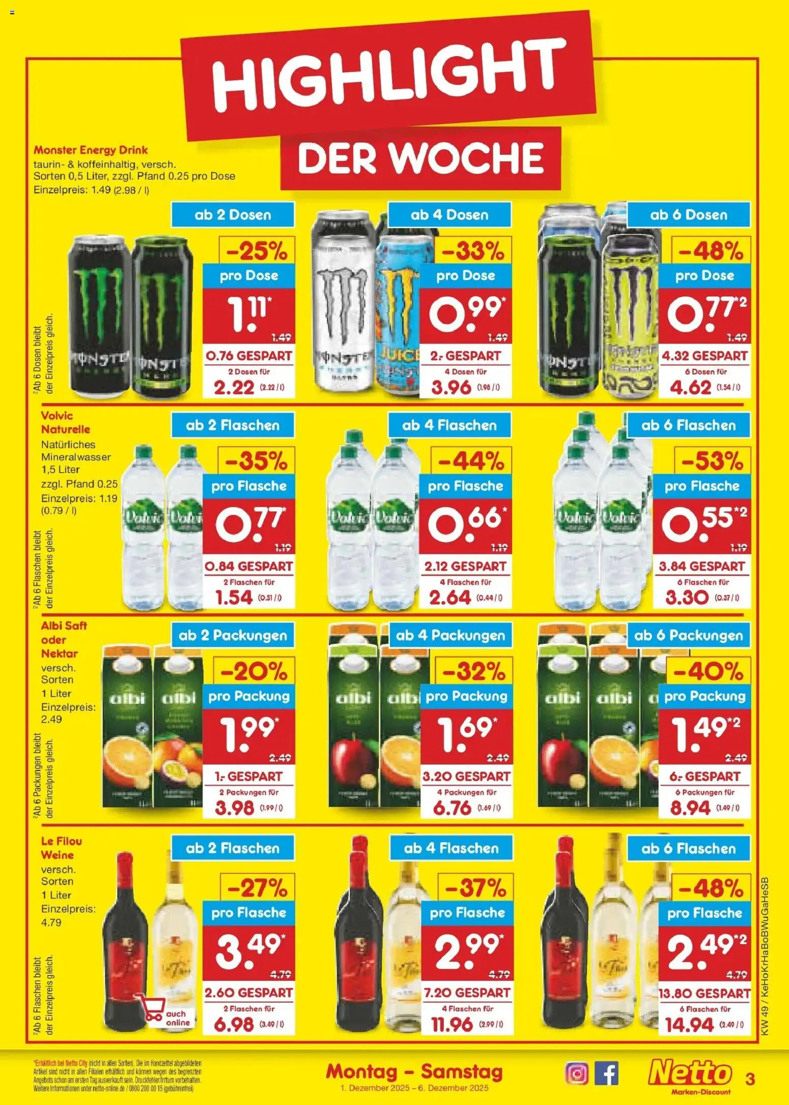 Netto Marken-Discount - Netto: Wochenangebote - Seite 3 - gültig ab 30.11.2025