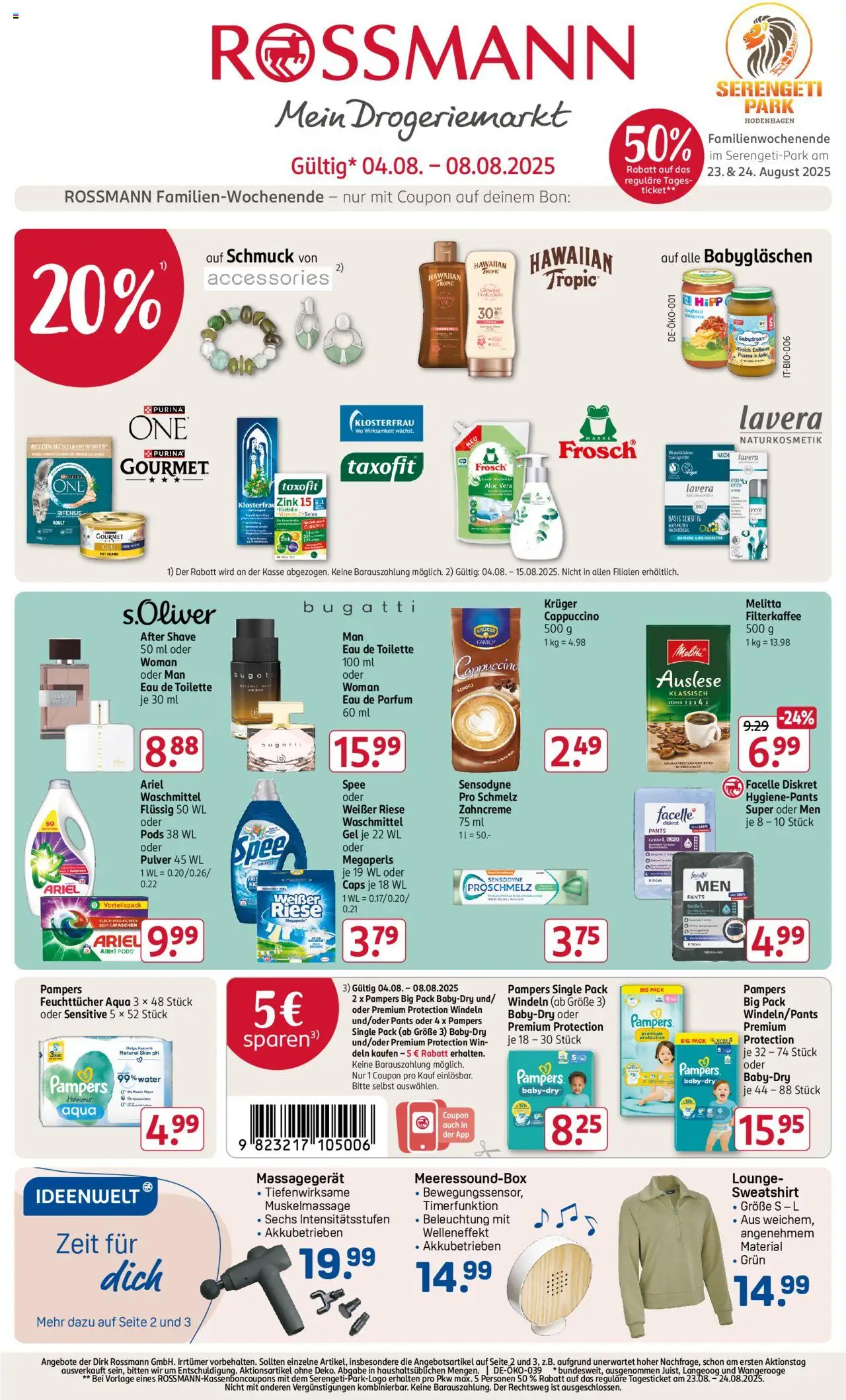 Rossmann Prospekt 	 - Seite 1 - gültig ab 04.08.2025