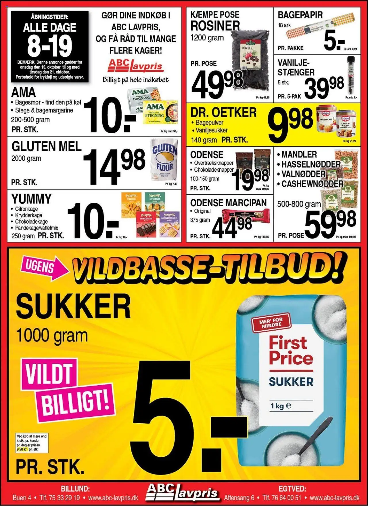Abc Lavpris - Tilbudsavis - side 1- gyldig fra 15/10/2025
