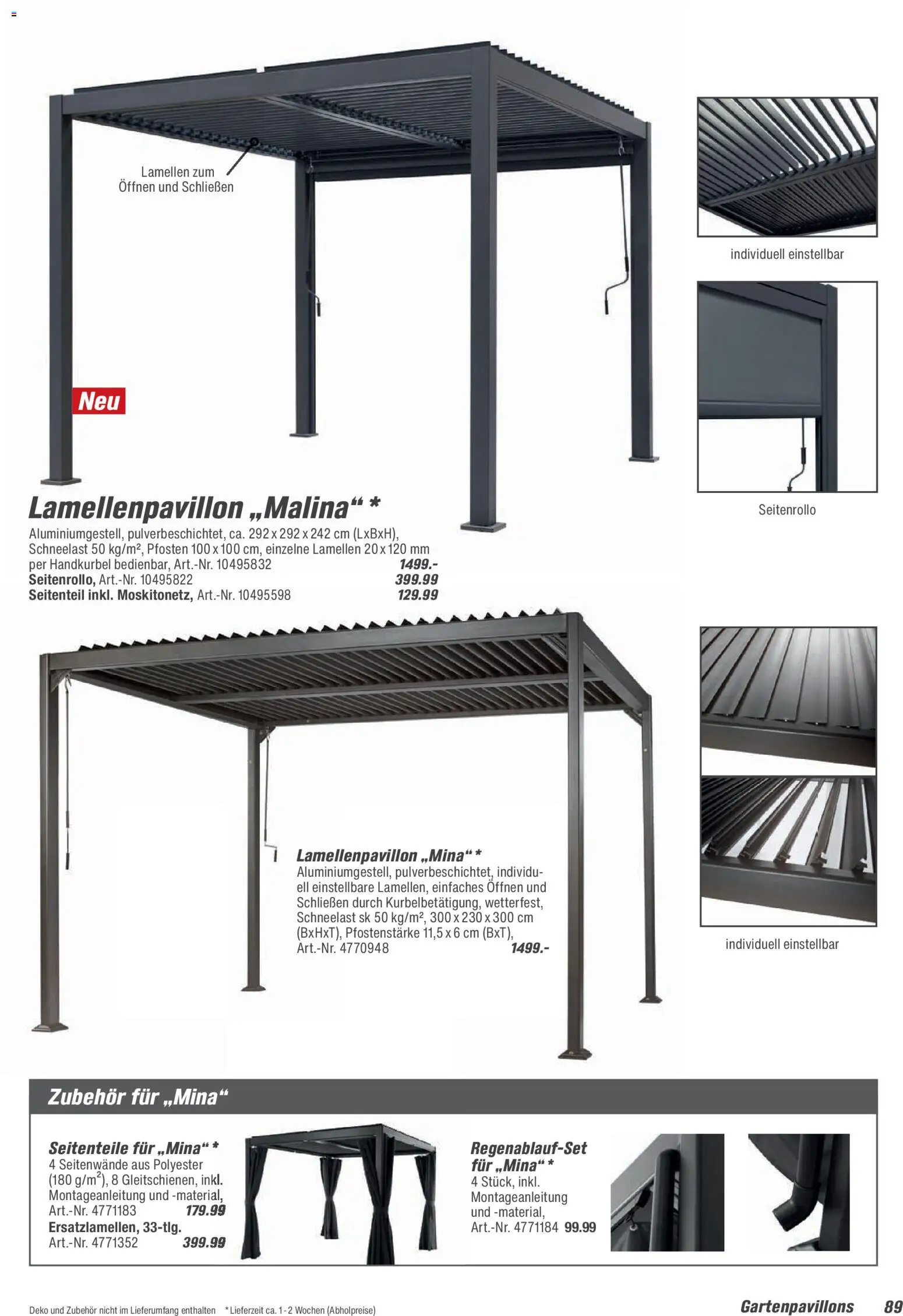 Toom Baumarkt  Gartenmöbel & Solar-Leuchten 2026 - Seite 89 - gültig ab 01.01.2026