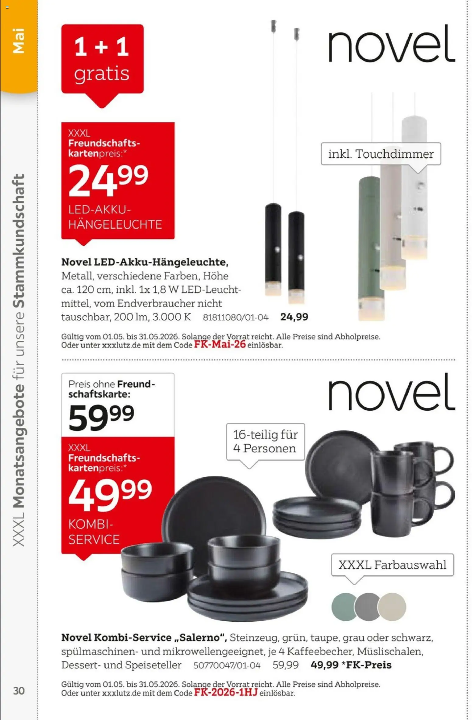 XXXL Lutz  Freundschaftskartenjournal - Seite 30 - gültig ab 01.02.2026