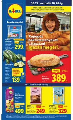 Előnézet Lidl Akciós újság érvényes 2025.10.22.-tól