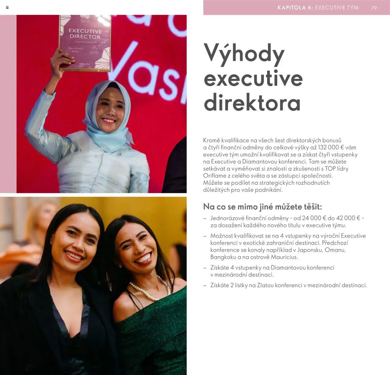 Oriflame katalog Plán odměn pro Brand Partnery - strana 79- platný od 10.04.2025