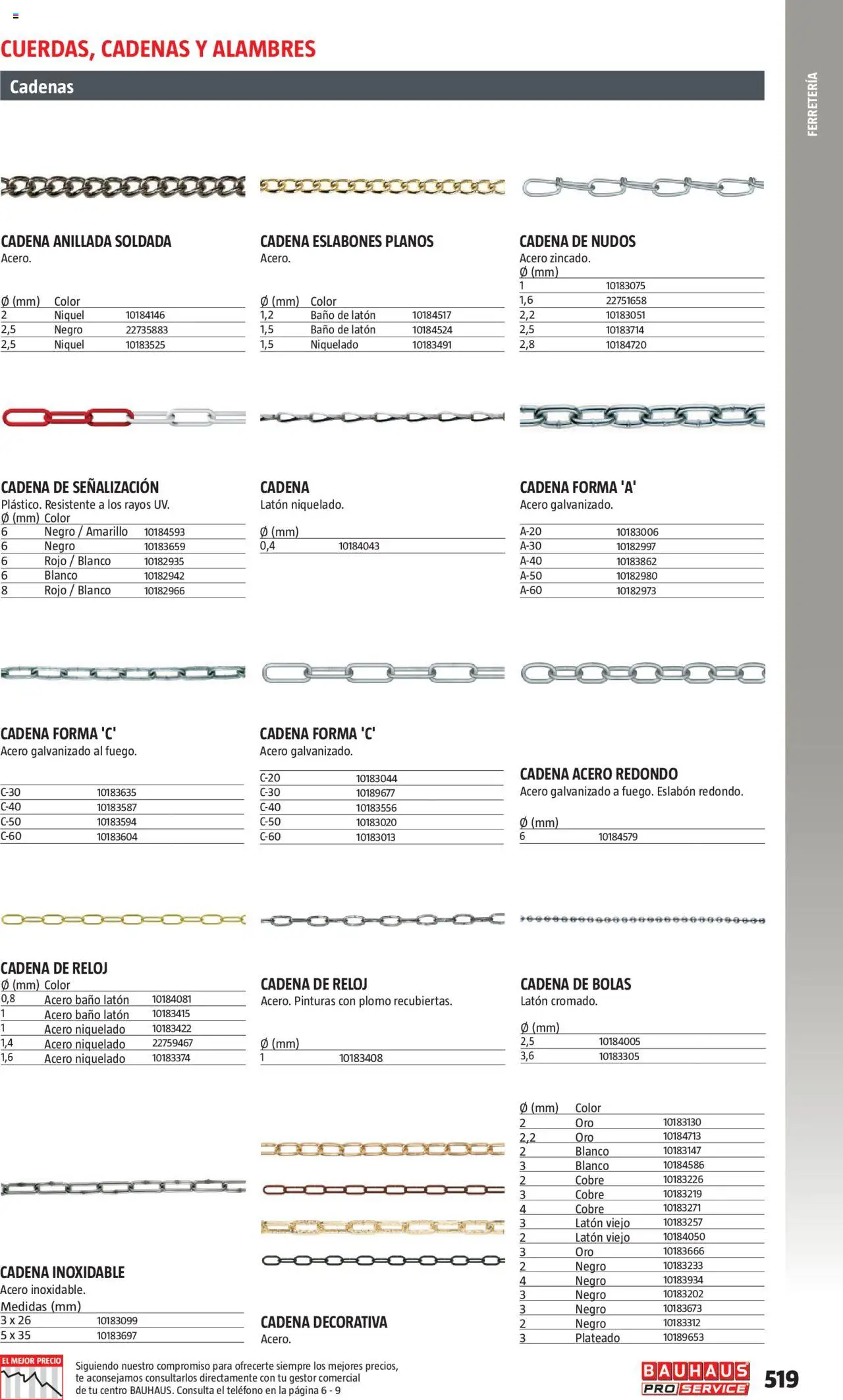 Bauhaus - ProService  - Página de 519 - Válido desde 24/02/2025