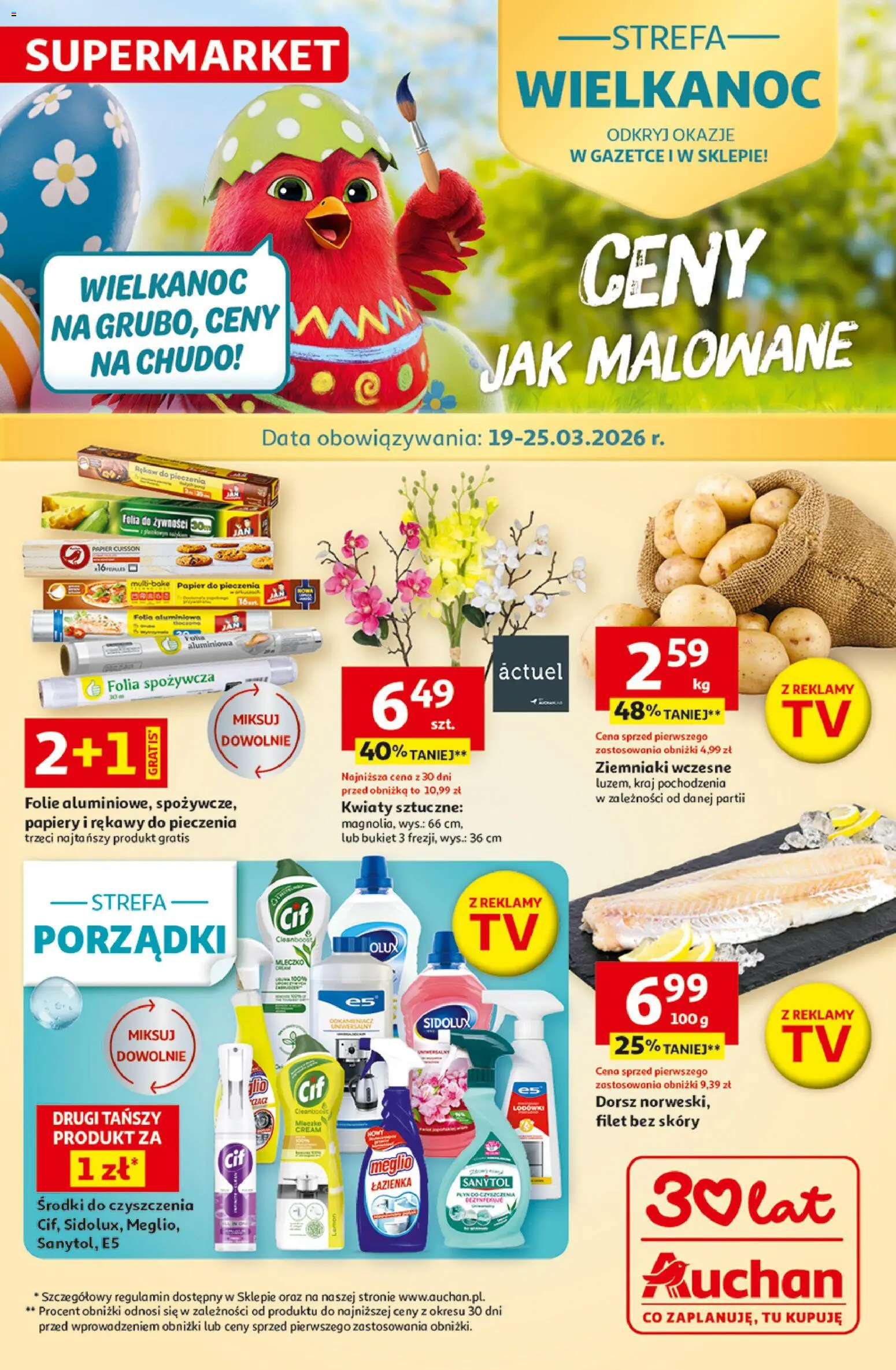 Auchan gazetka - strona 1- ważny od 19.03.2026