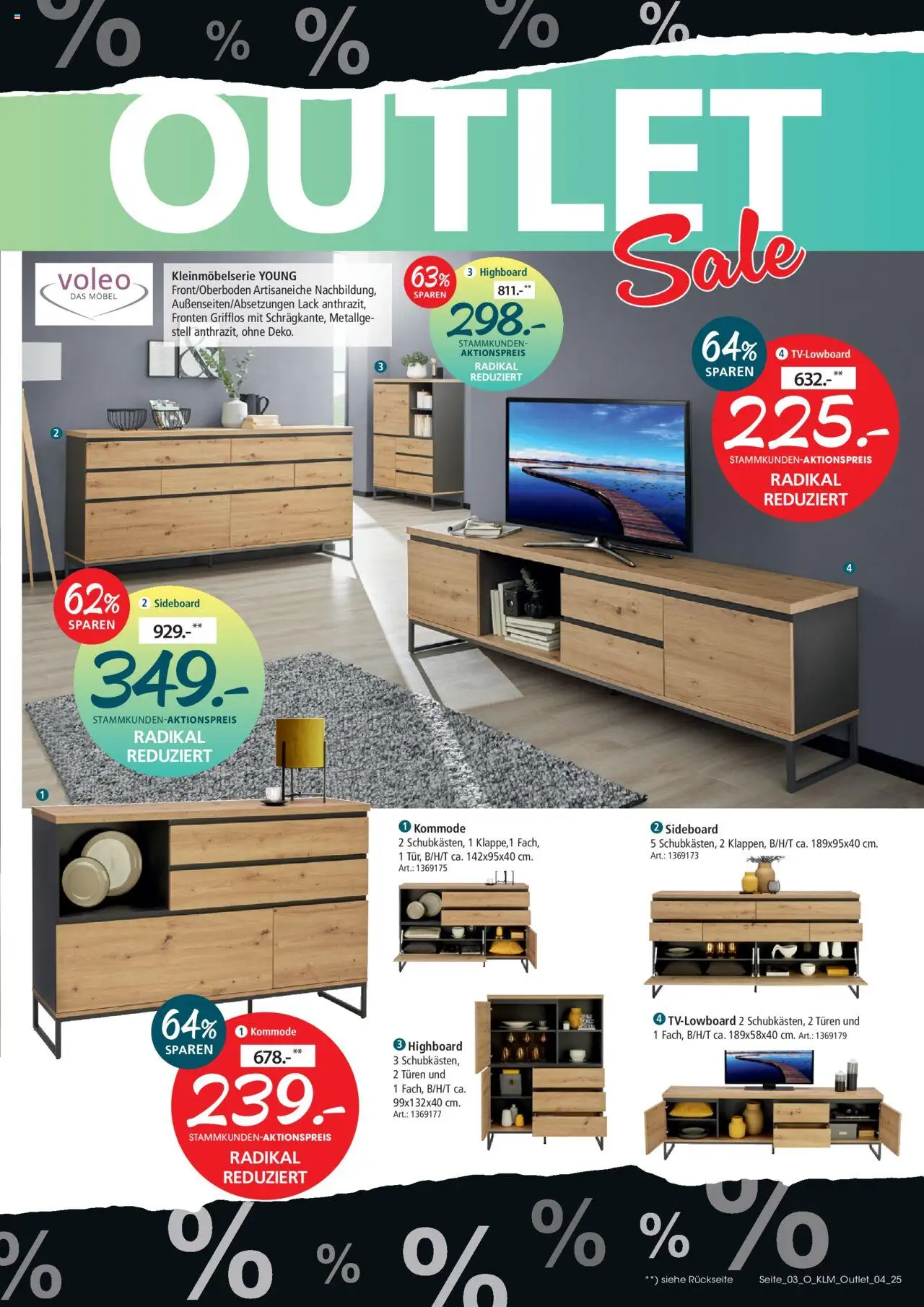 Zurbrüggen Kleinmöbel Outlet - Seite 3 - gültig ab 03.07.2025