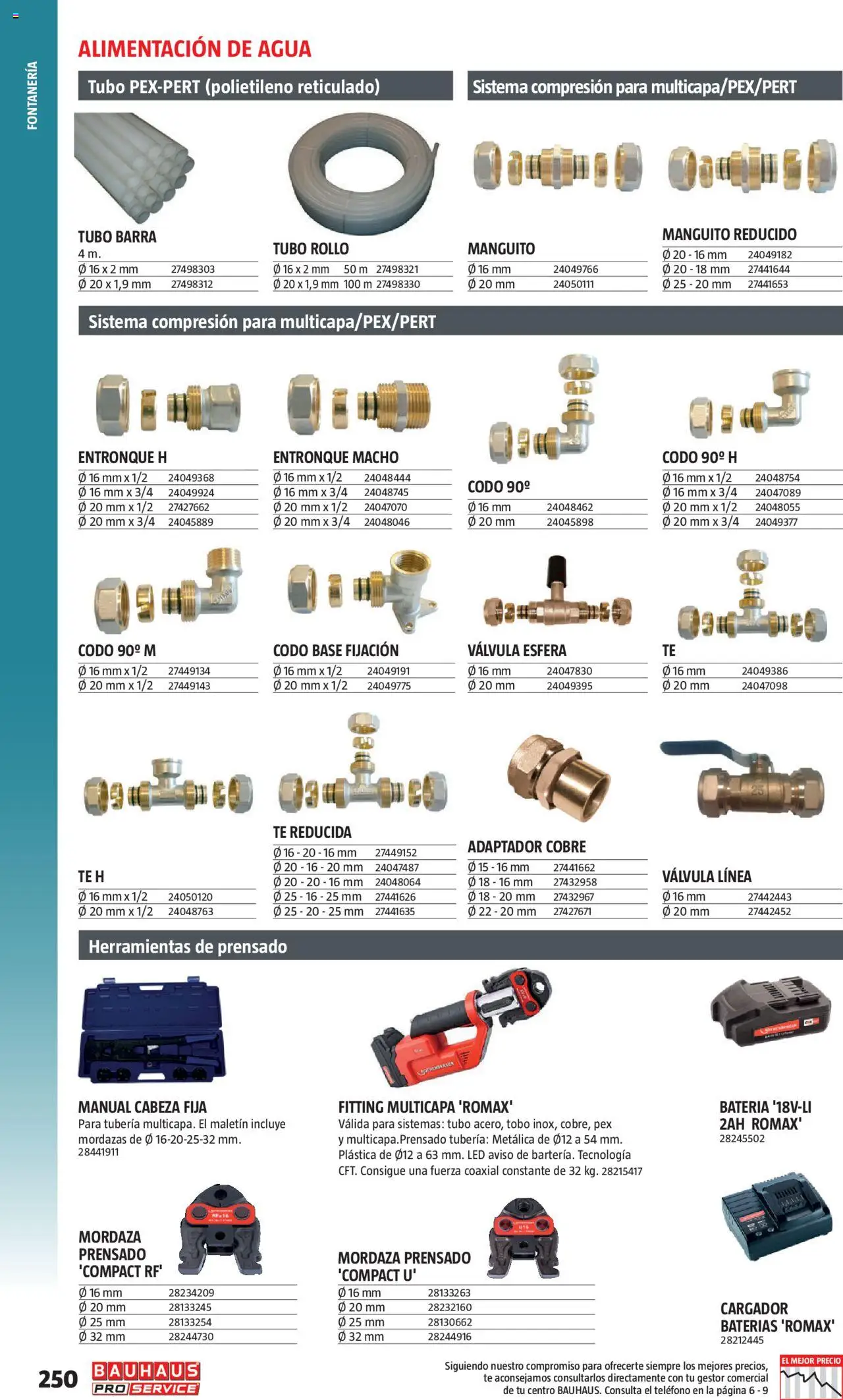 Bauhaus - ProService  - Página de 250 - Válido desde 24/02/2025