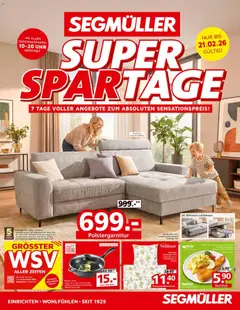 Vorschau Segmüller Prospekt 	 gültig ab 15.02.2026