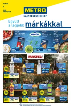 Előnézet Metro akciós újság érvényes 2026.04.16.-tól