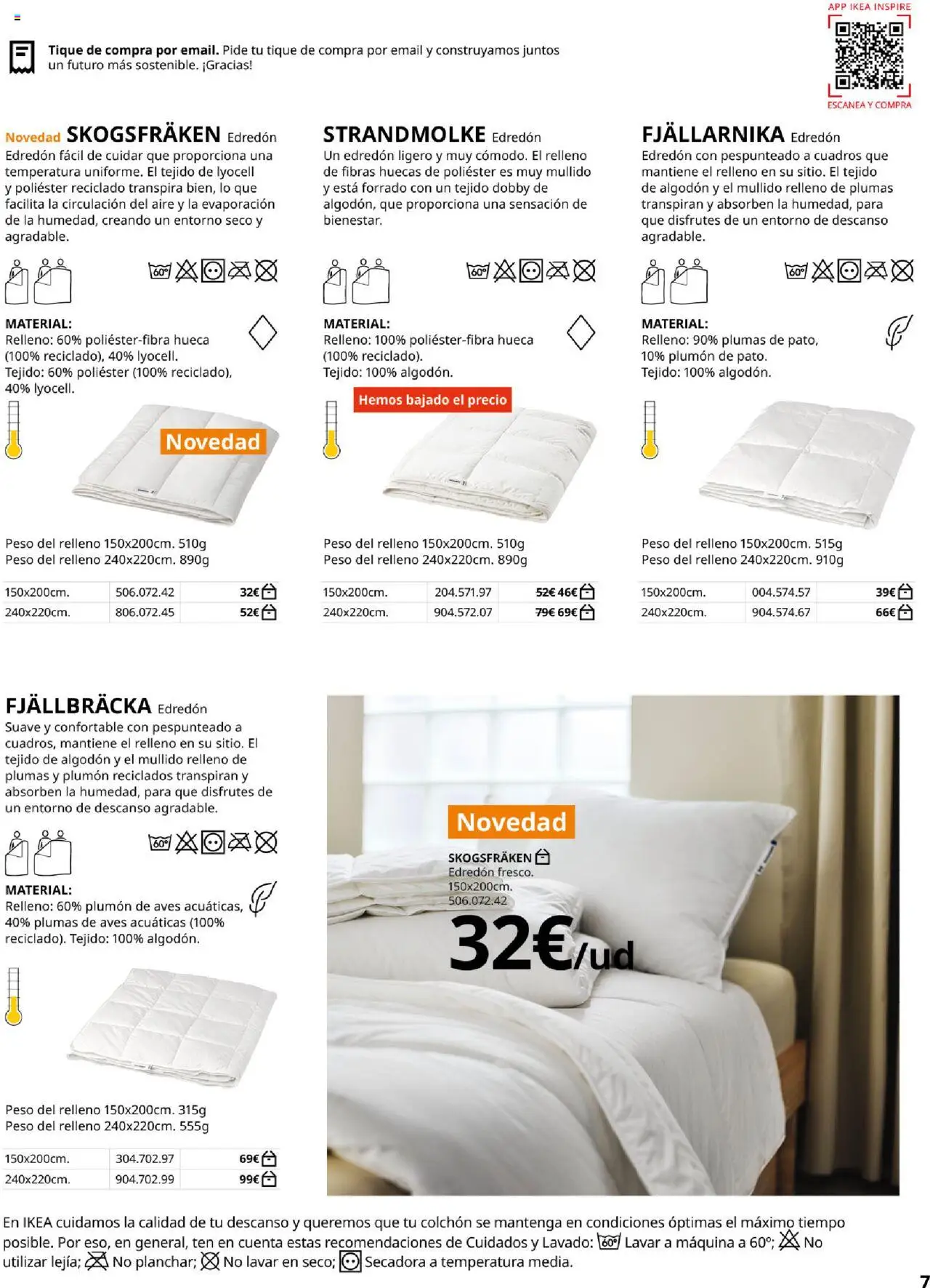Catálogo IKEA Ropa de Cama - Página de 7 - Válido desde 01/09/2025
