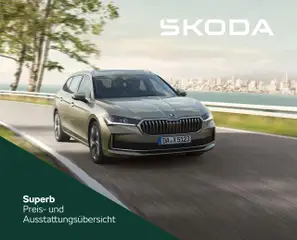 Vorschau Škoda Superb und Superb Combi Preisliste gültig ab 10.09.2025