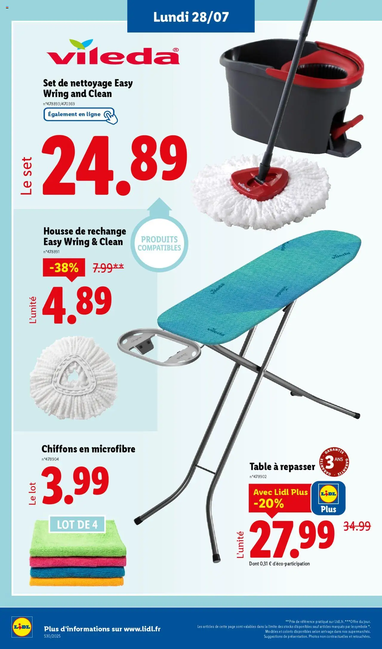 LIDL catalogue semaine 29 - page 62 - valable à partir du 24/07/2025