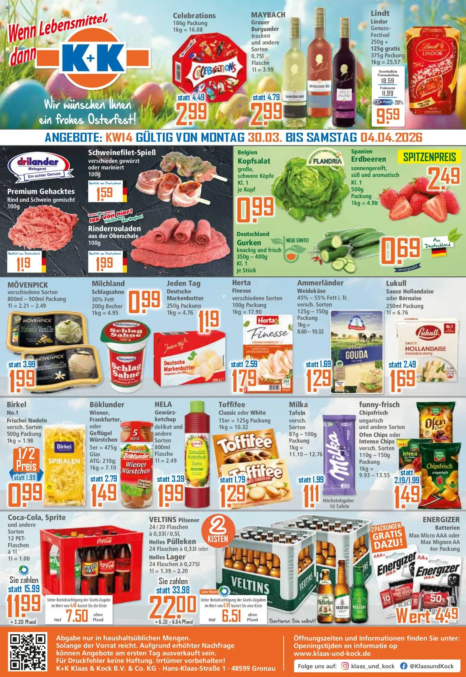 Klaas & Kock Prospekt 	 - Seite 1 - gültig ab 30.03.2026