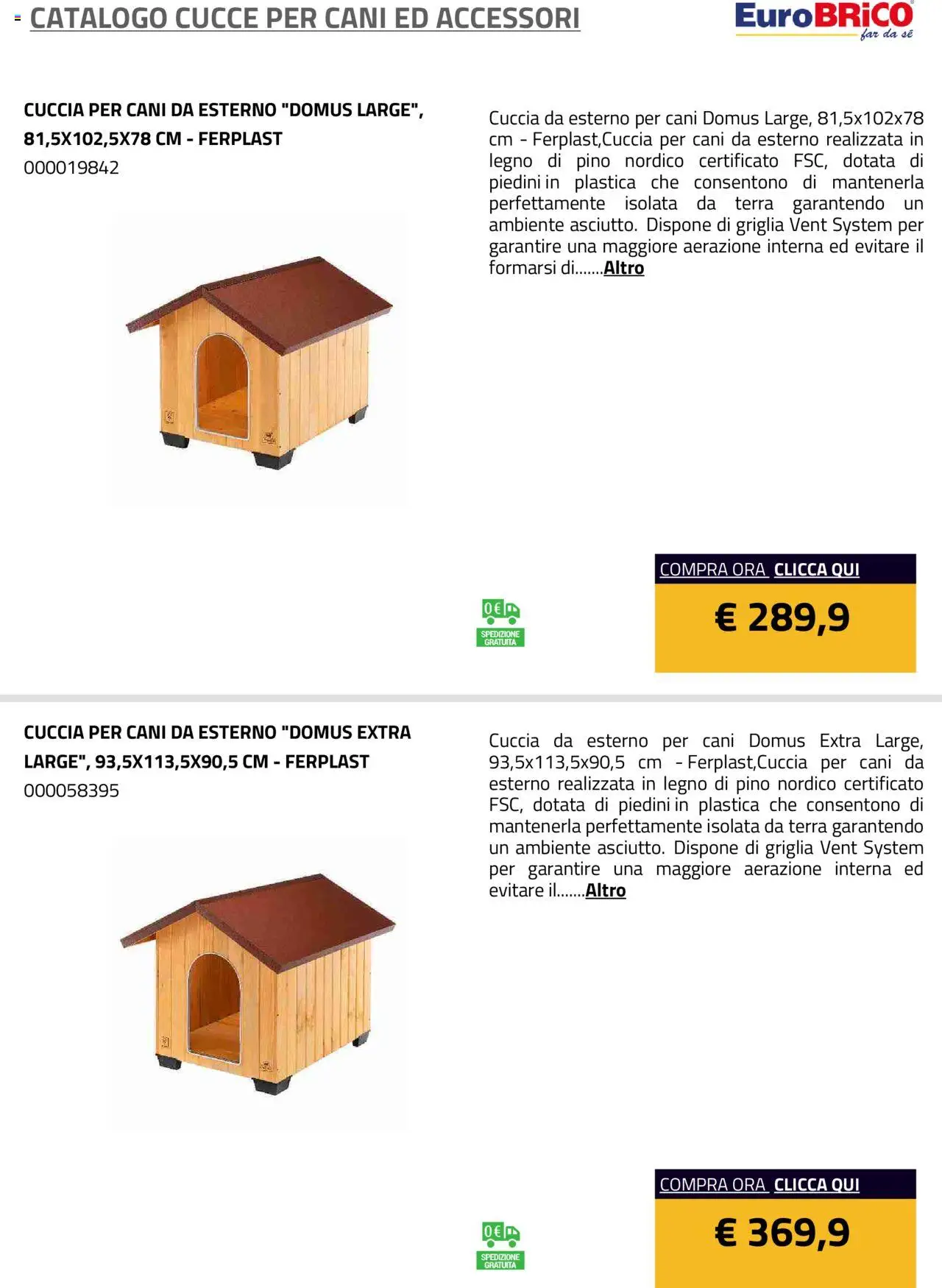 Eurobrico Cucce catalogo - pagina 3 - valido dal 15/07/2025