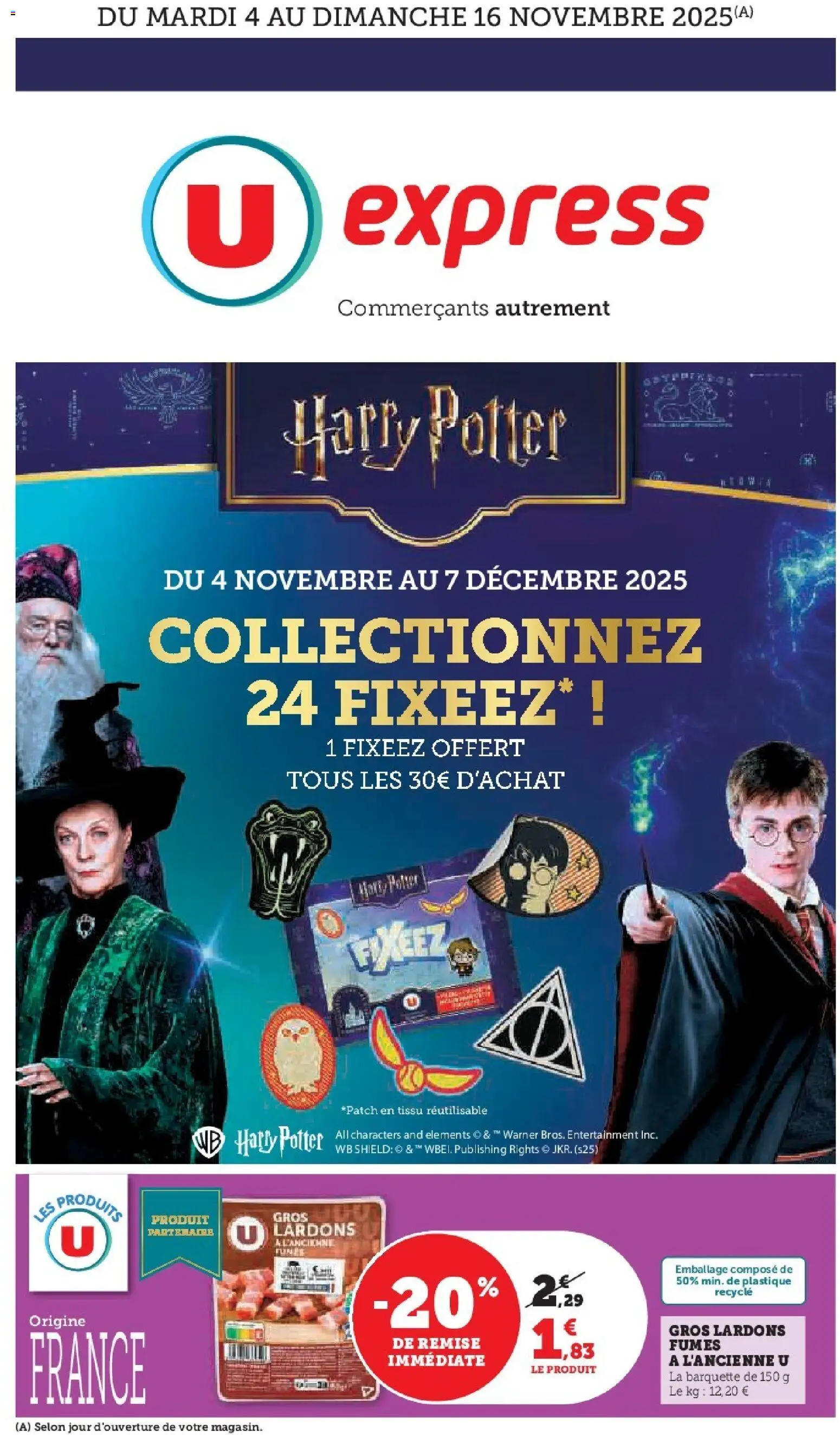 U Express - Les prix bas de la semaine - page 1 - valable à partir du 04/11/2025