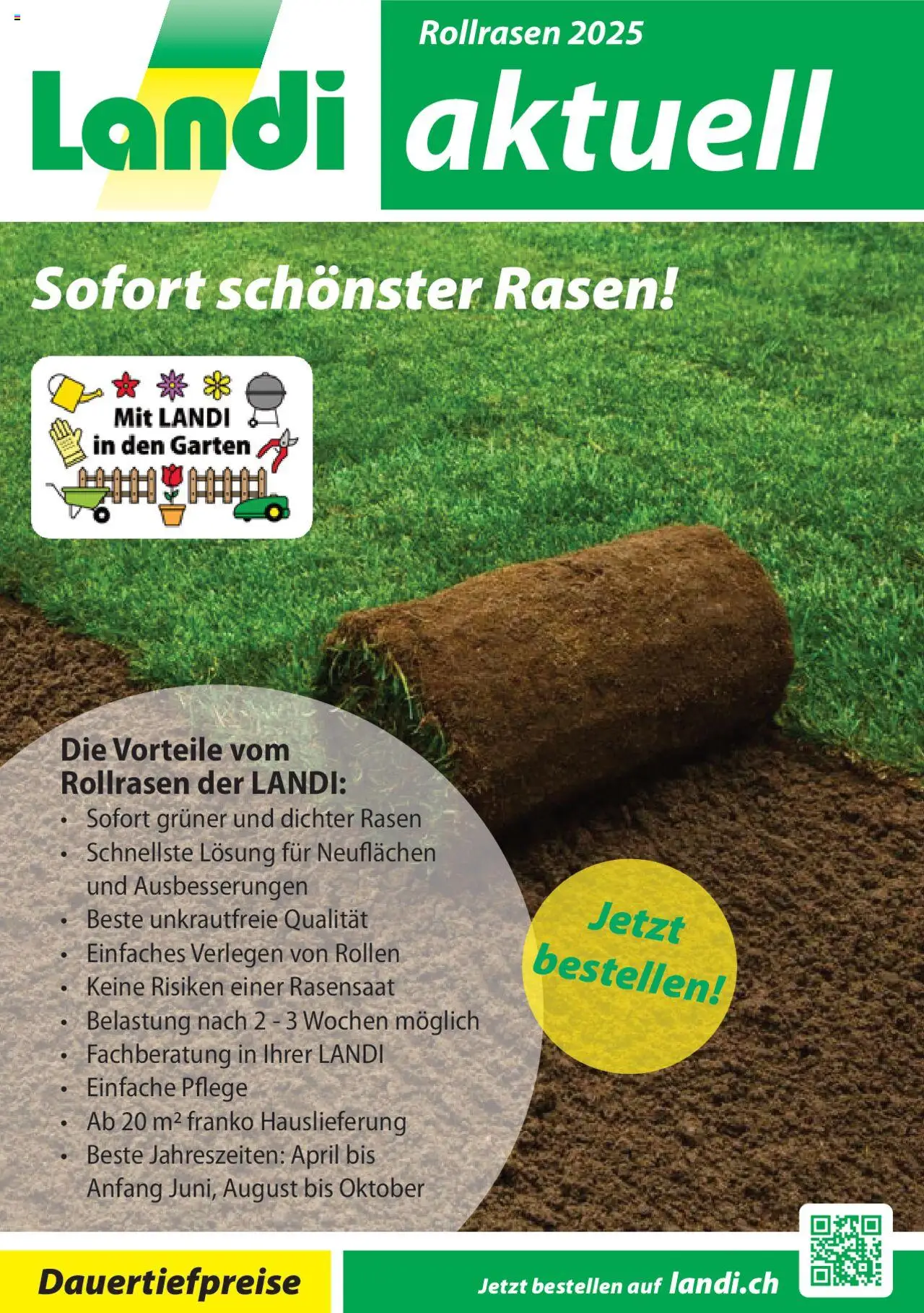Landi Aktionen Rollrasen - Seite 1- gültig ab 04.02.2025