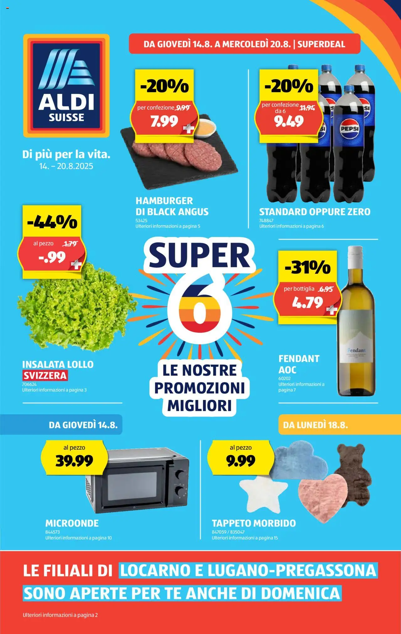 Aldi Volantino - Seite 1- gültig ab 14.08.2025
