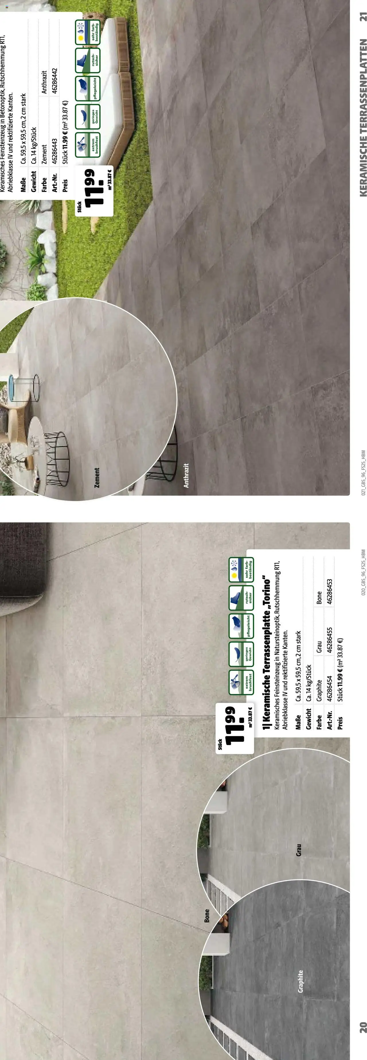 Hagebau Katalog Gartenbaustoffe - Seite 21 - gültig ab 02.03.2025