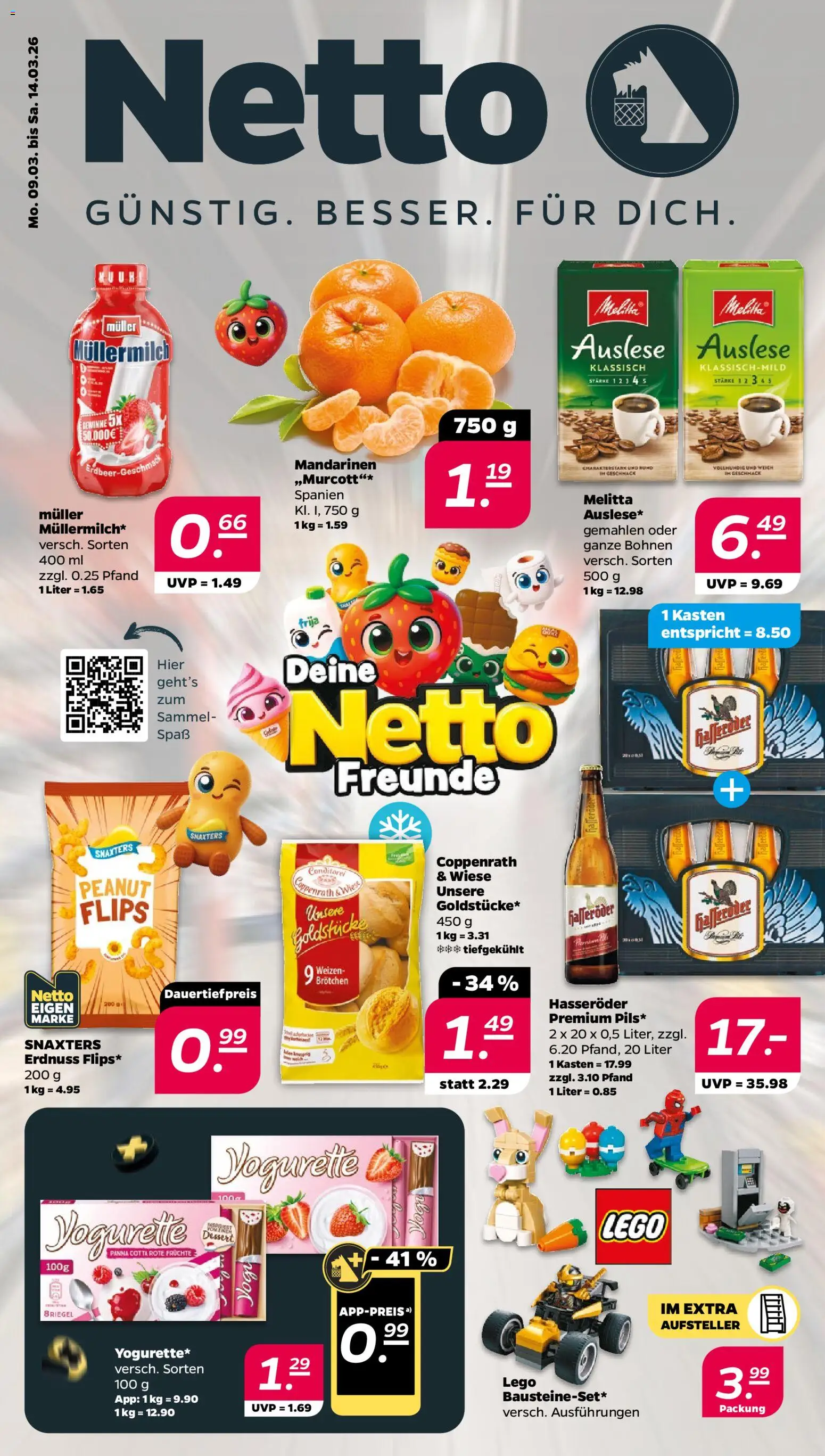 Netto Prospekt 	 - Seite 1 - gültig ab 09.03.2026
