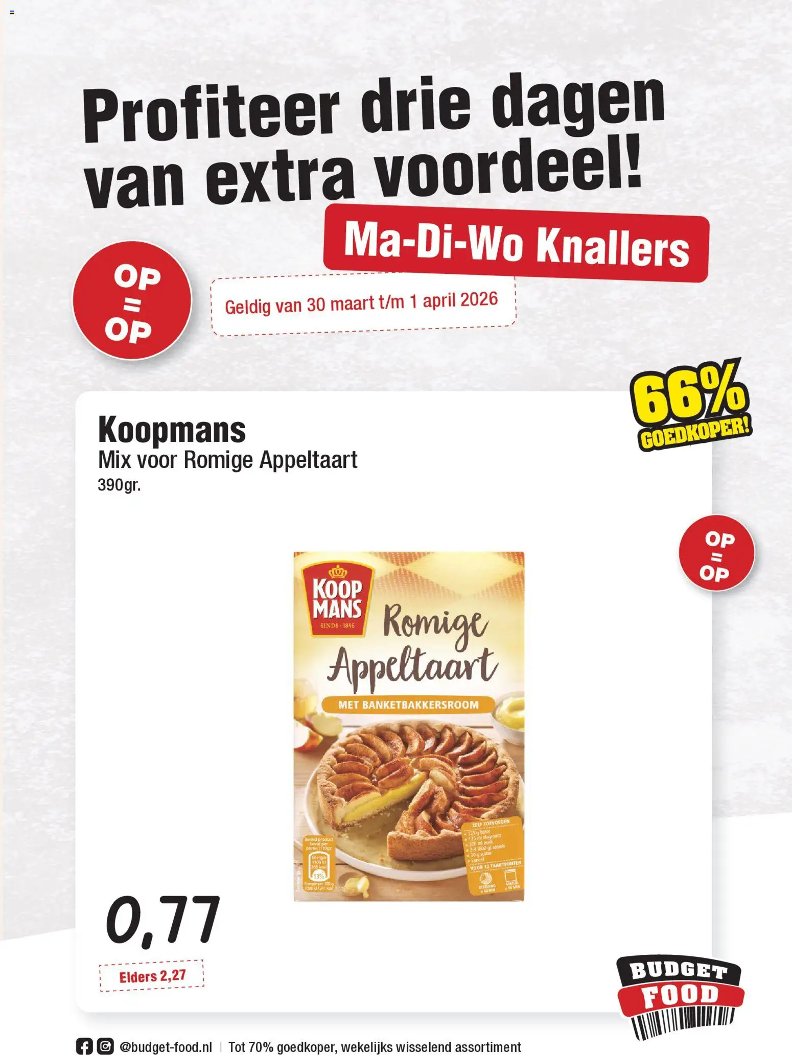 Budget Food folder - page 5- valid from 27-03-2026