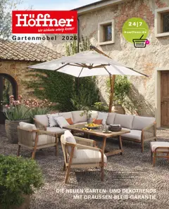 Vorschau Höffner Prospekt Gartenmöbel gültig ab 27.03.2026
