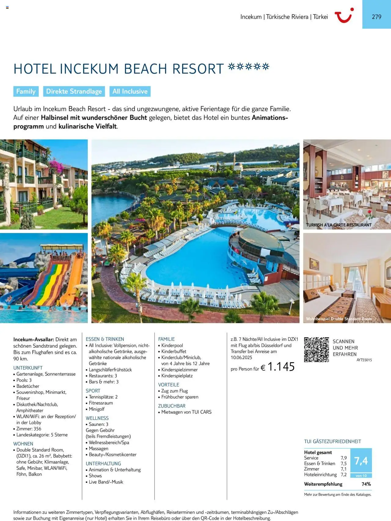 TUI  Südeuropa & Nordafrika 2025/26 - Seite 279 - gültig ab 01.01.2025