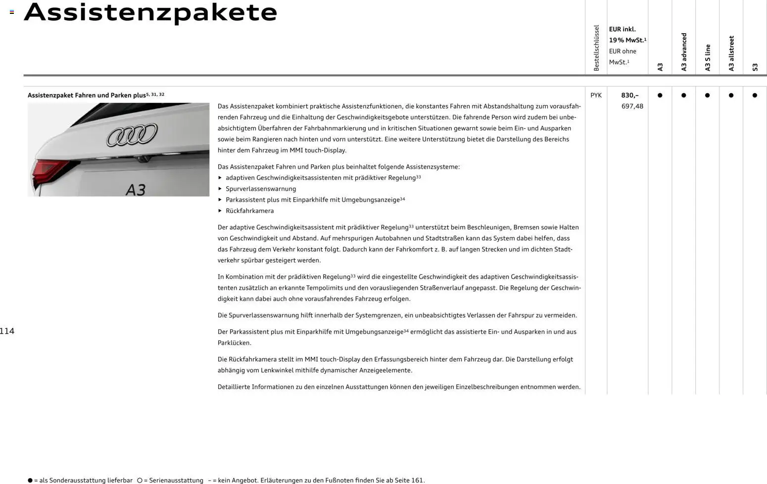 Audi A3 - Seite 114 - gültig ab 28.10.2025