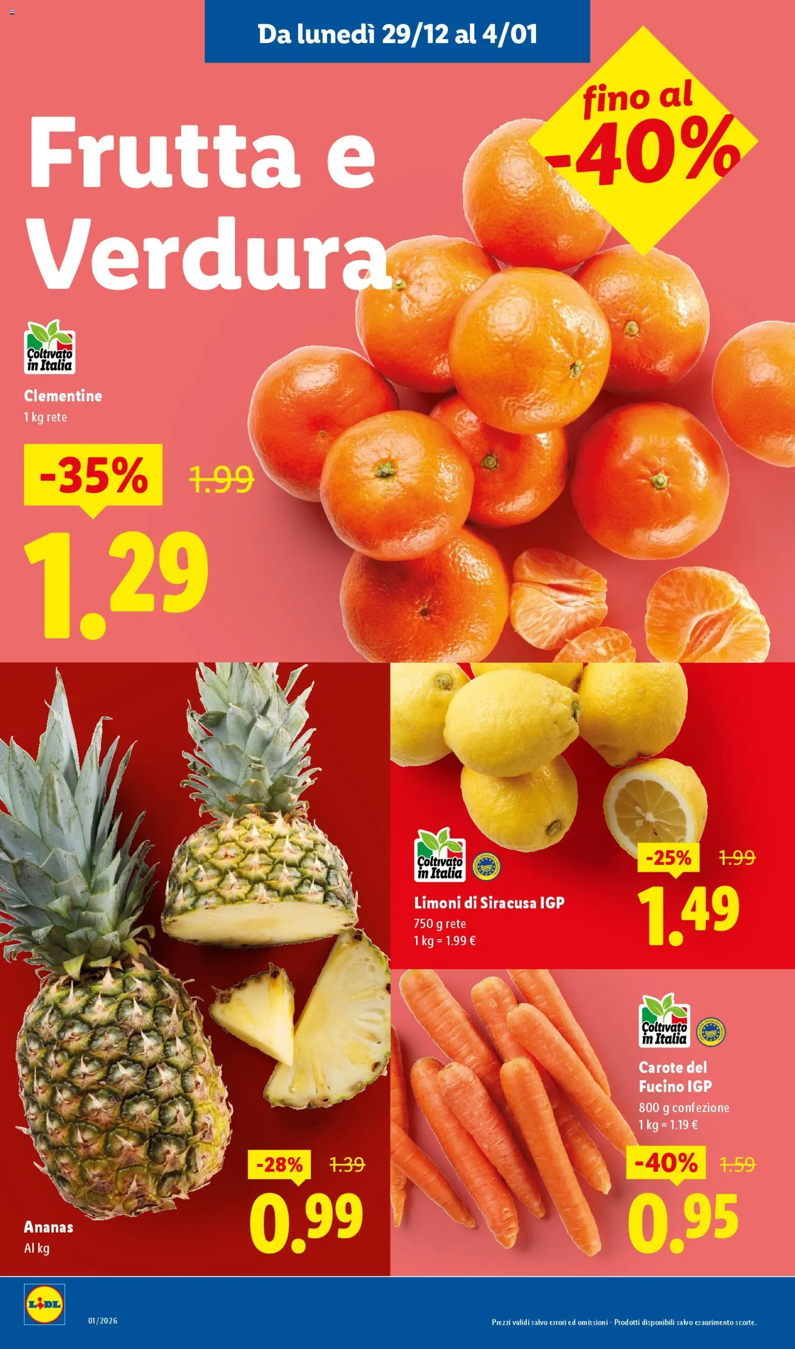 Volantino Lidl	 - pagina 2 - valido dal 29/12/2025