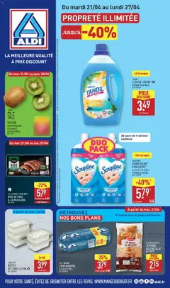 Aperçu Aldi catalogue valable à partir du 21/04/2026
