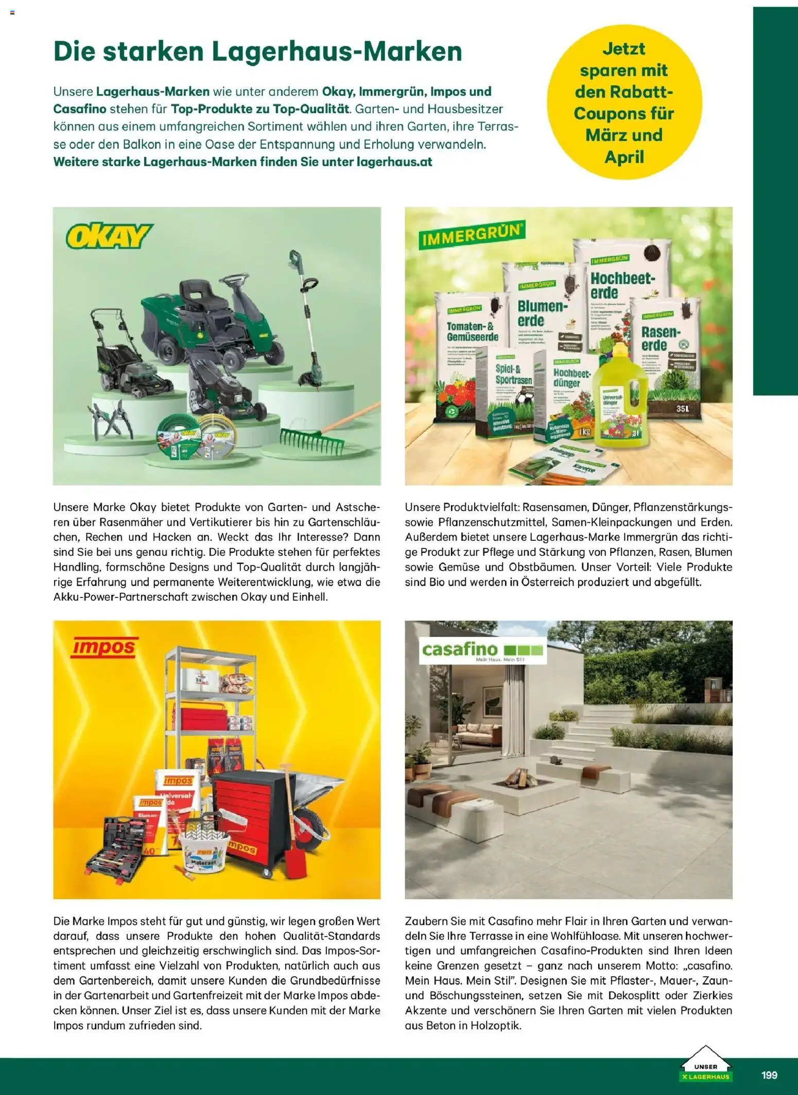 Lagerhaus Garten & Freizeit Katalog 2026 - Wien, Innsbruck - page 199- valid from 01.03.2026