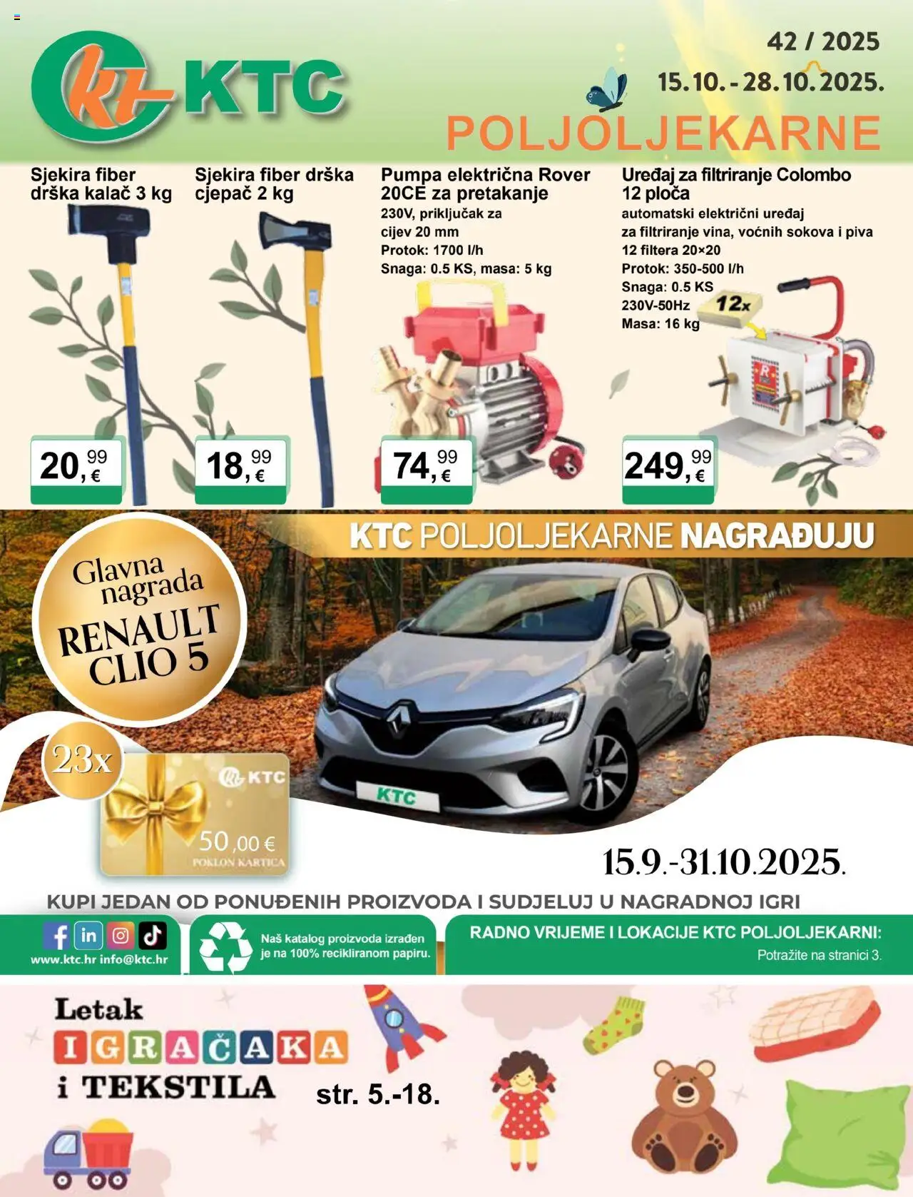 KTC - Katalog poljoljekarne - stranica 1- važeći od 15.10.2025