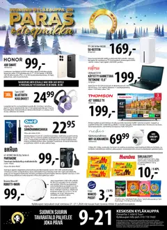 Esikatselu Tuuri tarjoukset voimassa alkaen 21/01/2026