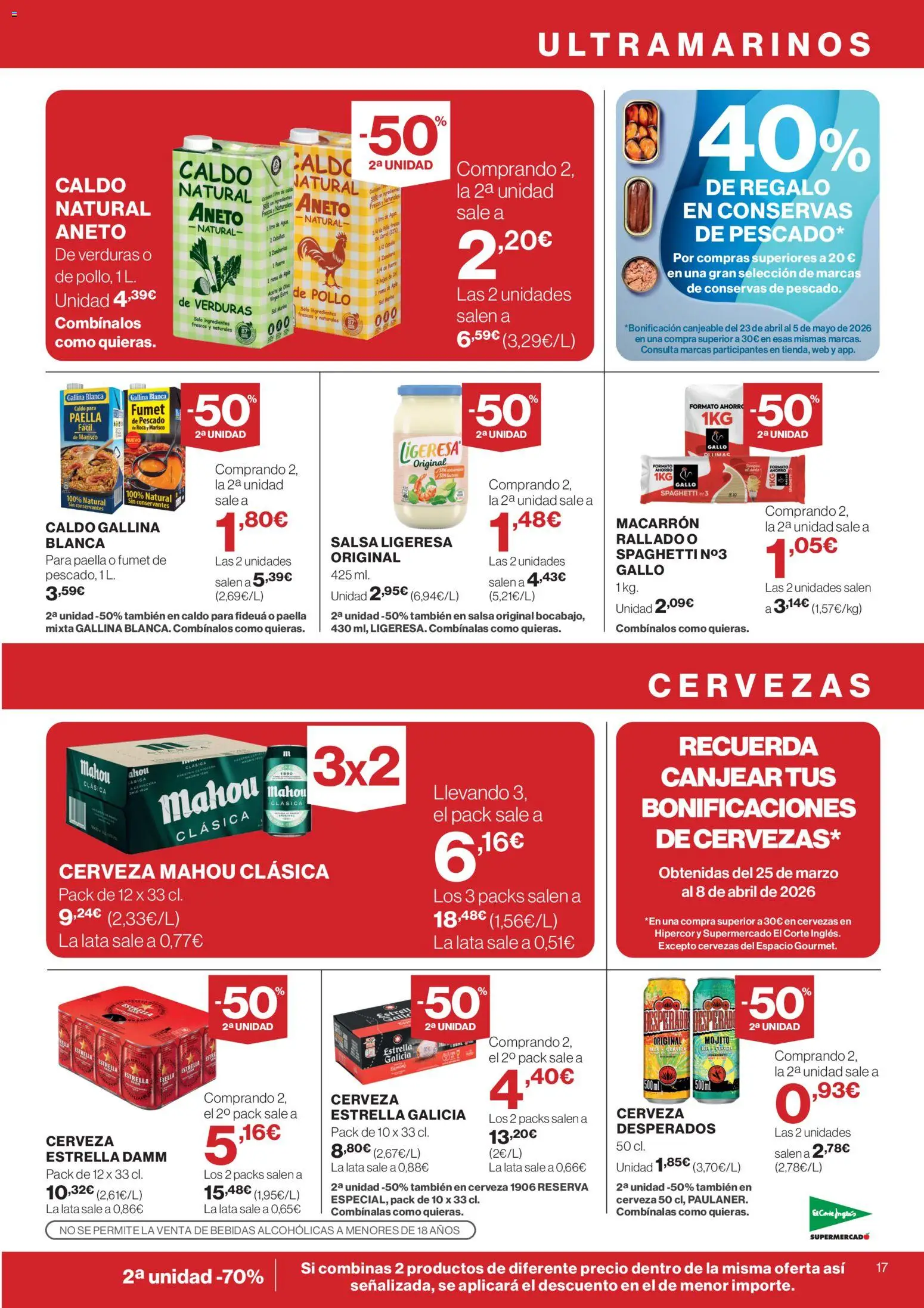 El Corte Inglés ofertas - Página de 17 - Válido desde 09/04/2026