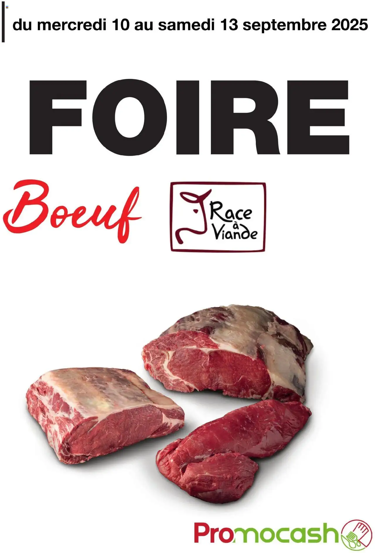 Promocash Foire Boeuf - page 1 - valable à partir du 10/09/2025