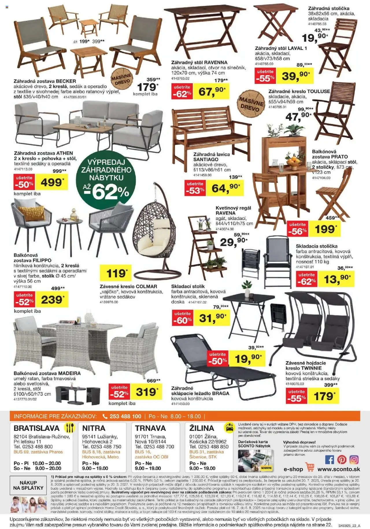Sconto nábytok leták - strana 22- platný od 16.07.2025