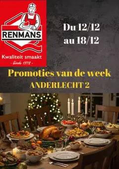 Renmans folder / publicité geldig vanaf 12/12/2025