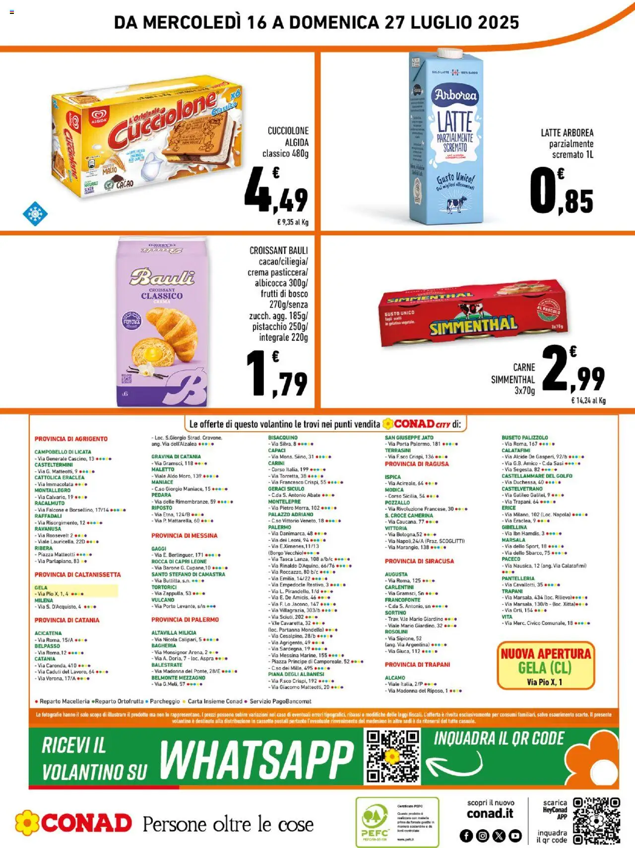 Conad City Sicilia catalogo - pagina 16 - valido dal 16/07/2025