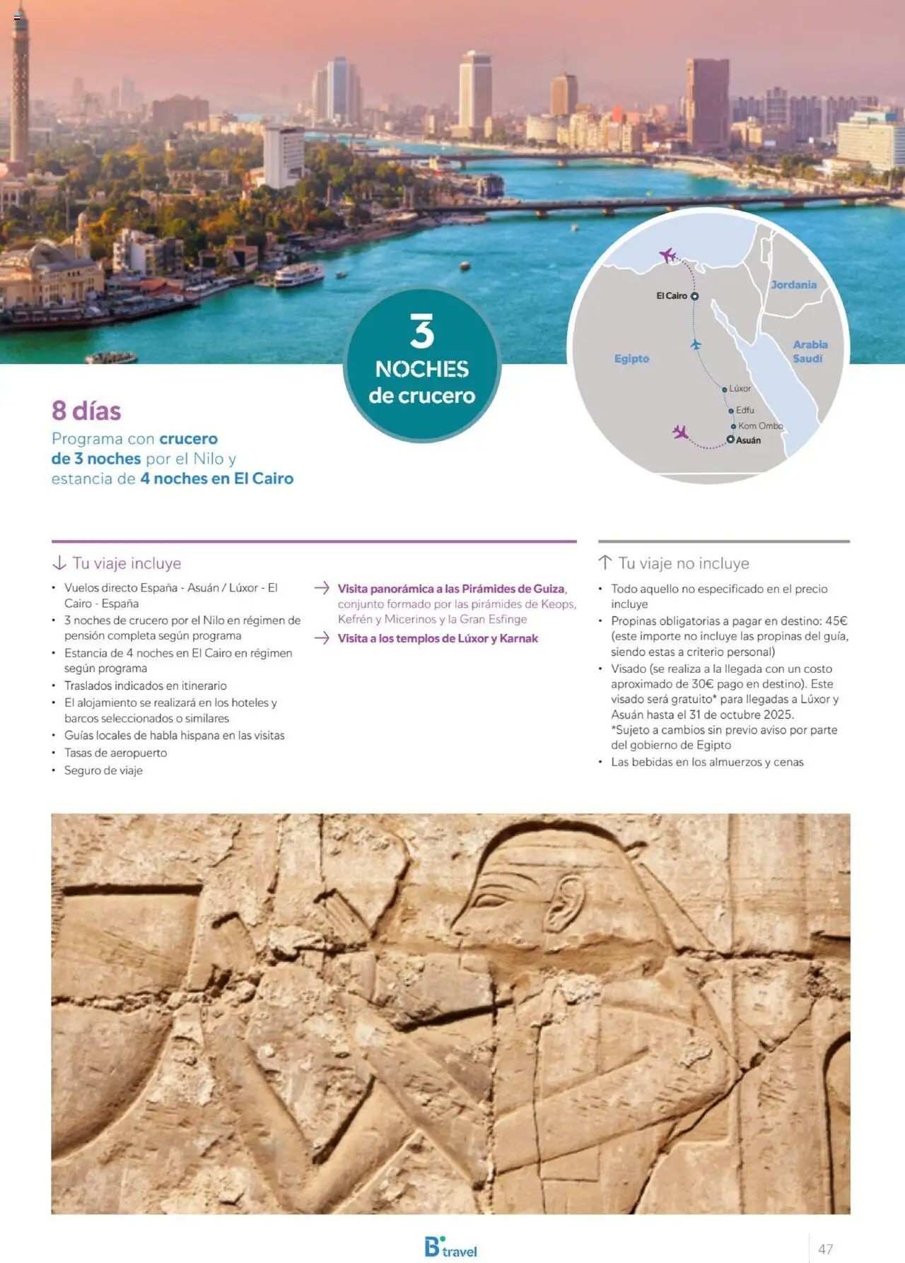 B the travel brand Egipto - Página de 47 - Válido desde 01/07/2025