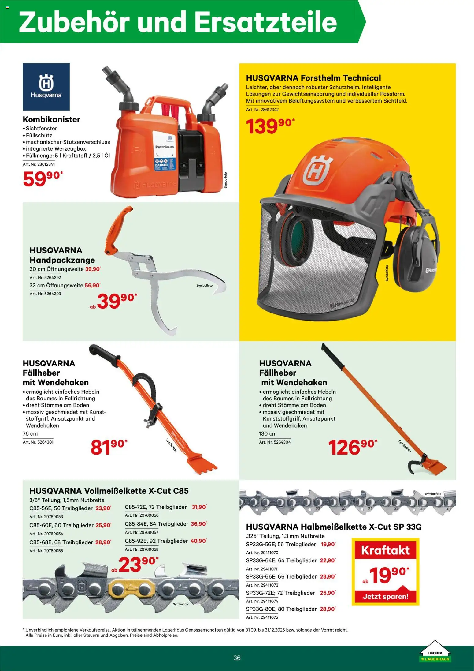 Lagerhaus Forstkatalog - page 36- valid from 01.01.2025