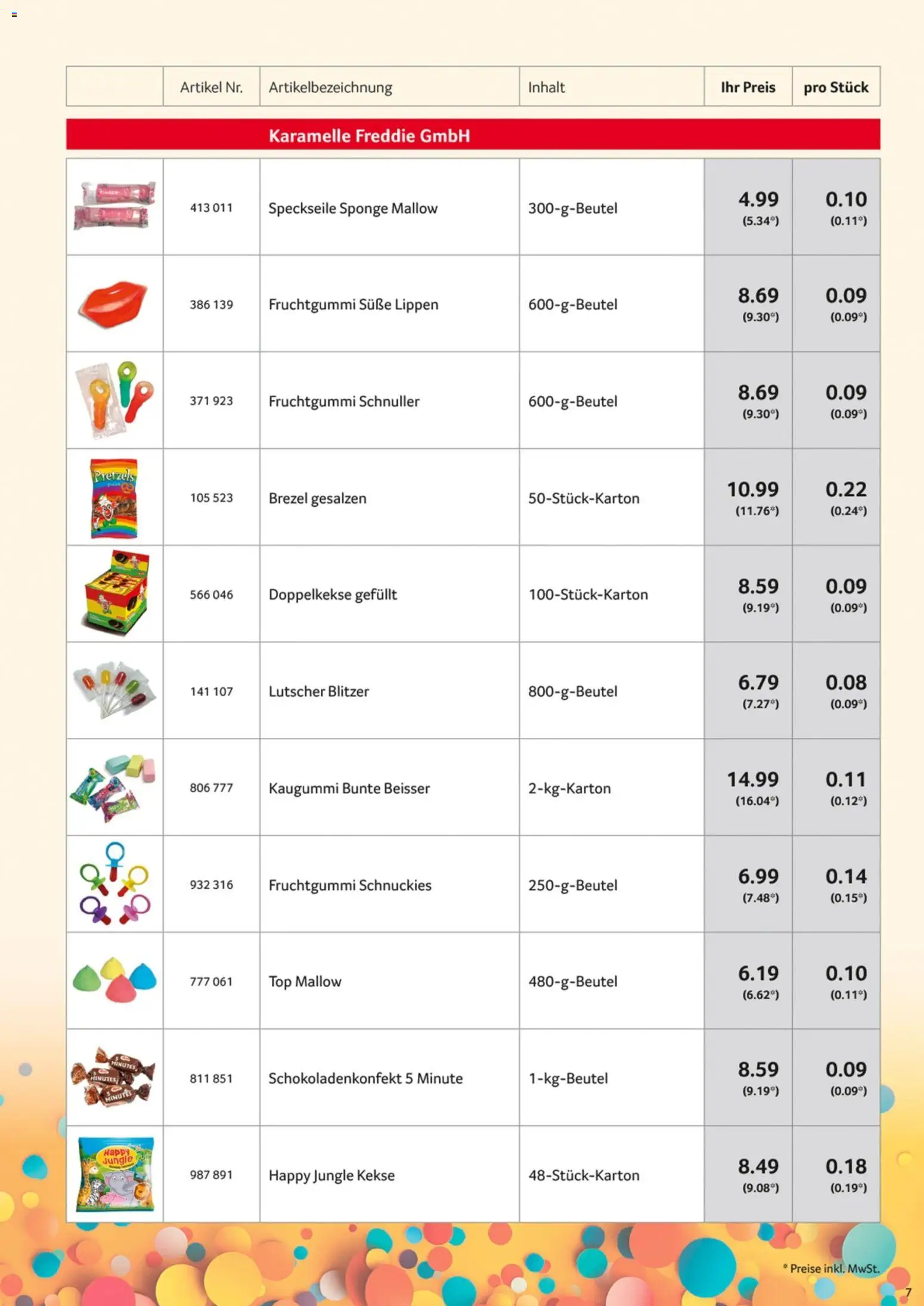 Selgros Karnevalssortiment - Seite 7 - gültig ab 01.11.2025