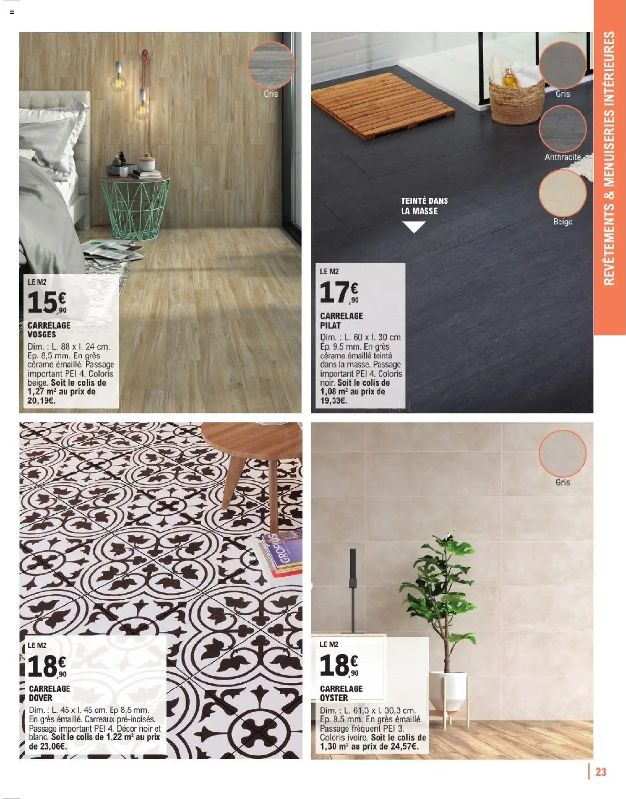 Brico E.Leclerc Guide aménagement intérieur - page 23 - valable à partir du 07/01/2025