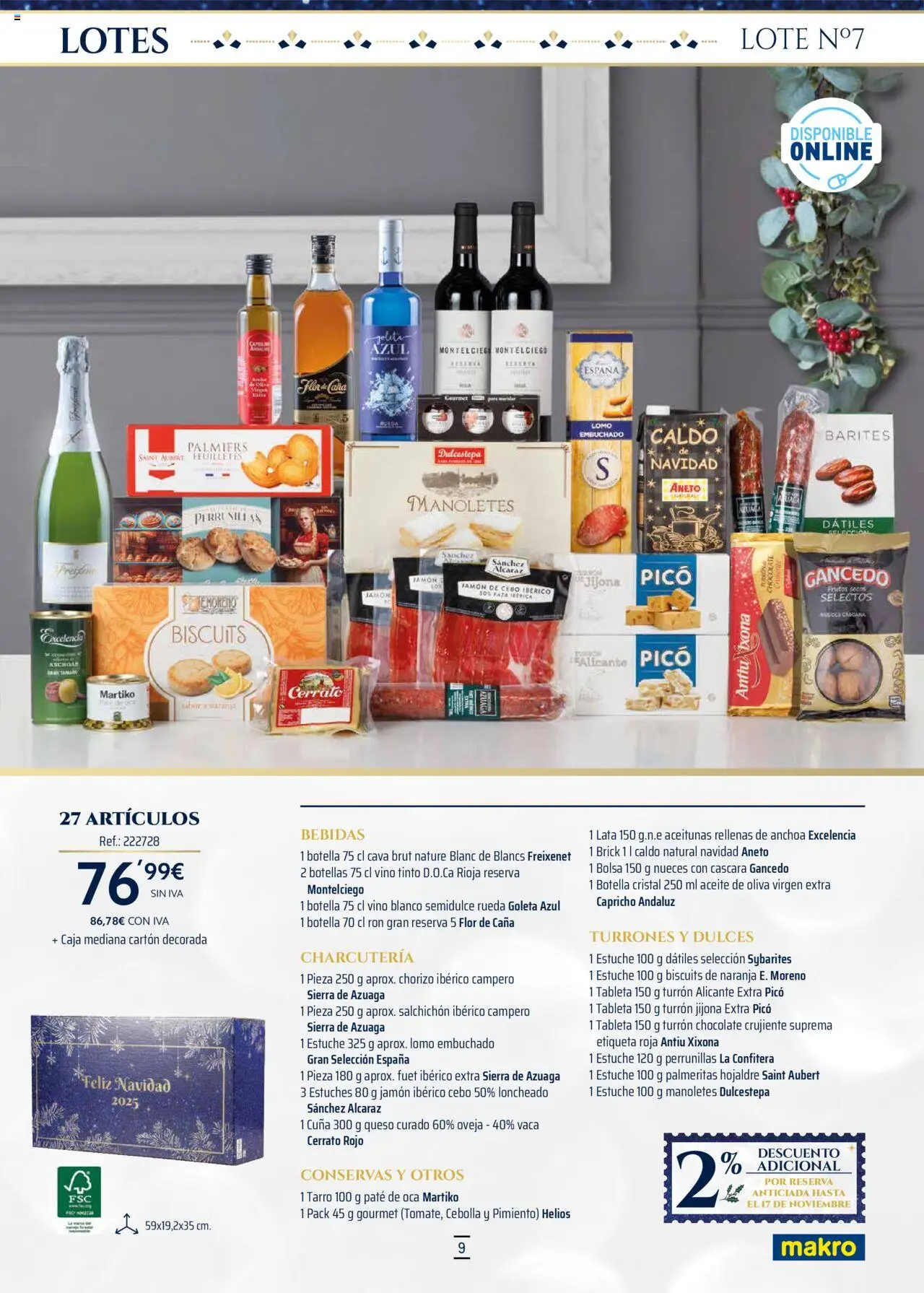 Makro - Lotes y cestas Cataluña y Sur 2 - Página de 9 - Válido desde 04/10/2025